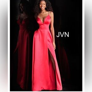 JVN 68314 Prom Dress Red